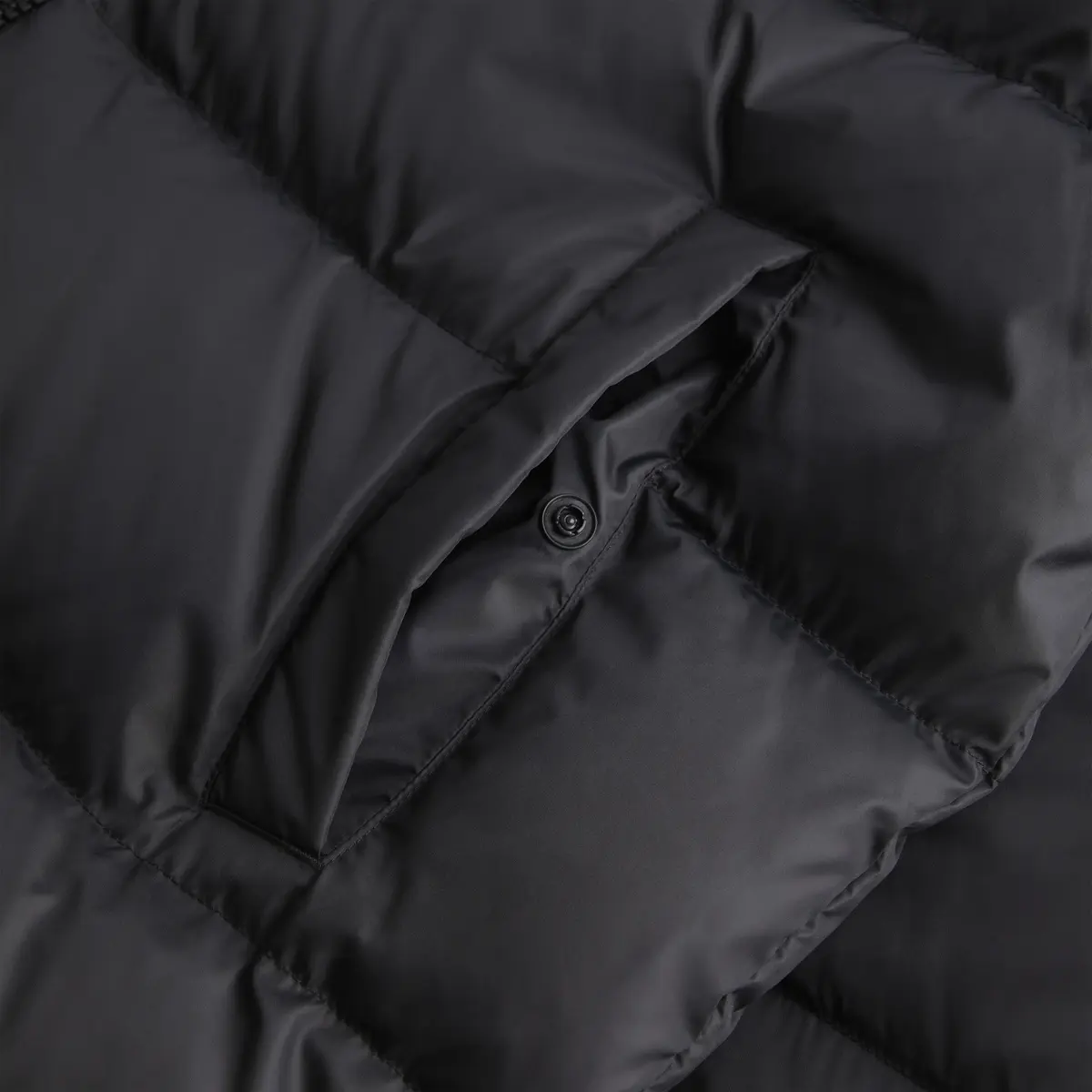 Calvin Klein ESS LONG HOODED DOWN Erkek Siyah Şişme Mont