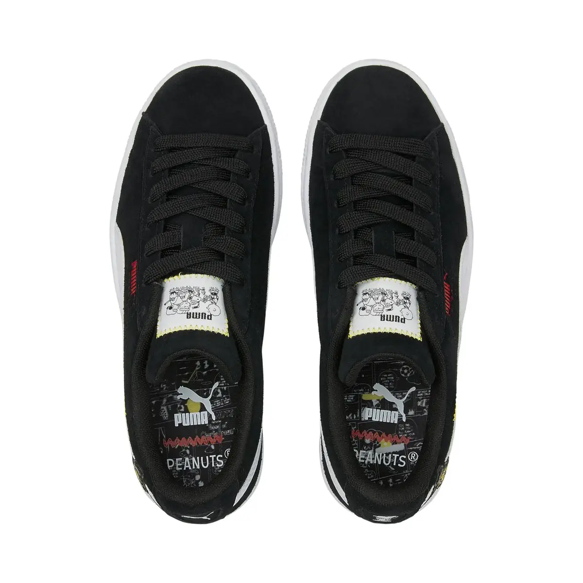 Puma PEANUTS Suede Classic XXI Siyah Kadın Günlük Spor Ayakkabı