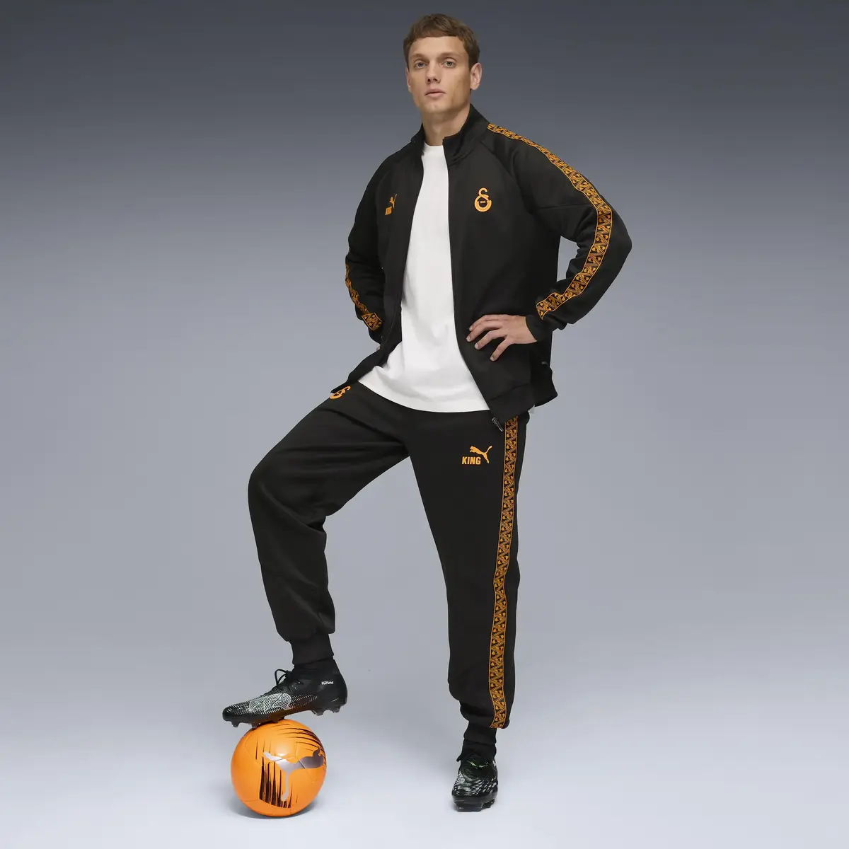 Puma GSK KING Anthem Pant Siyah Erkek Eşofman Altı