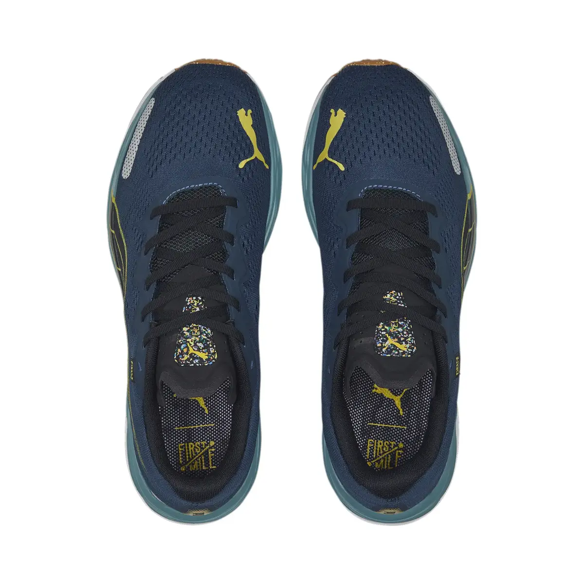 Puma Velocity Nitro 2 FMile Dark Night-Fresh Lacivert Erkek Günlük Spor Ayakkabı