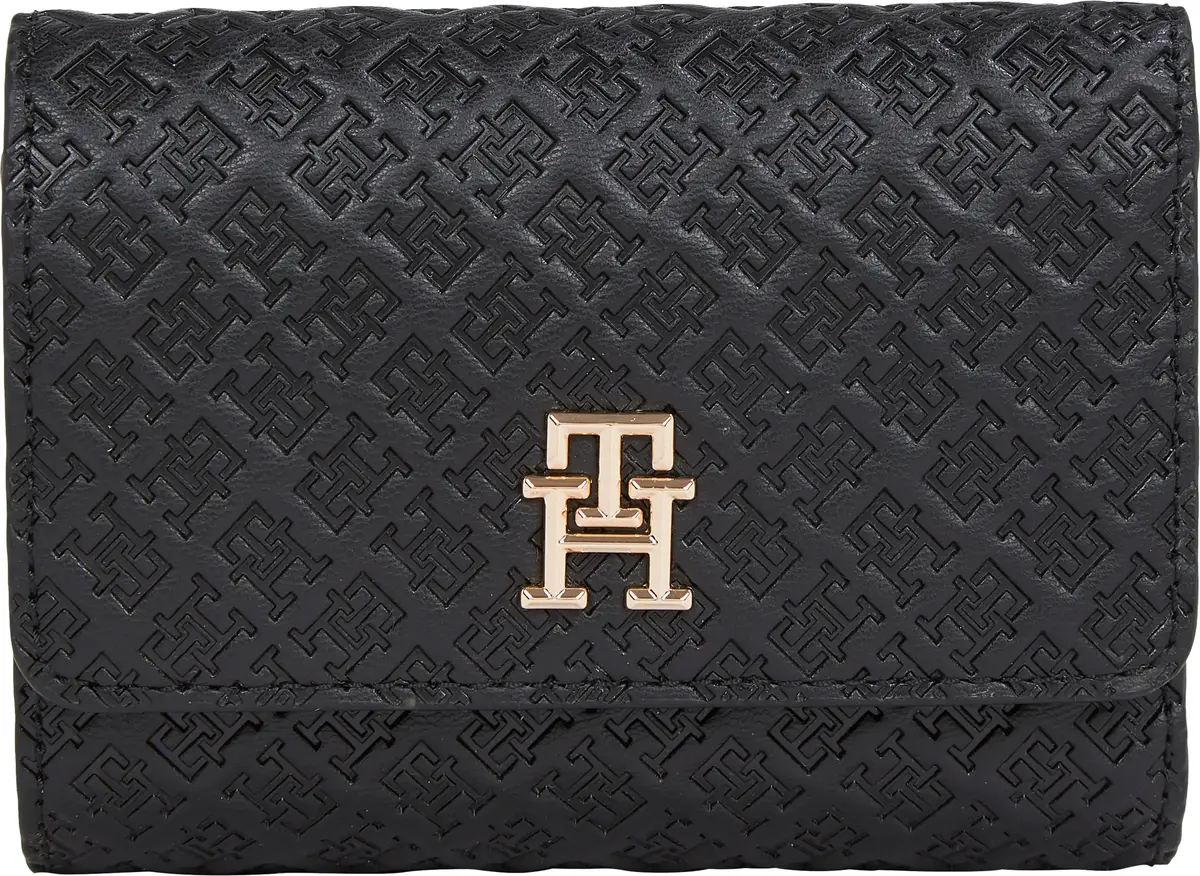 Tommy Hilfiger TH ETERNITY TRIFOLD Kadın Siyah Cüzdan