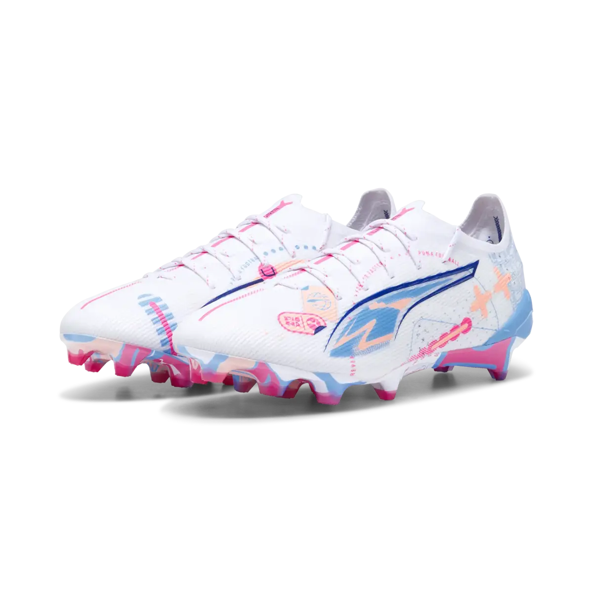 Puma ULTRA 5 ULTIMATE VOL. UP FG Beyaz Unisex Krampon