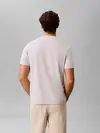 Calvin Klein SS 30S MICRO MONOLOGO Gri Erkek Tişört
