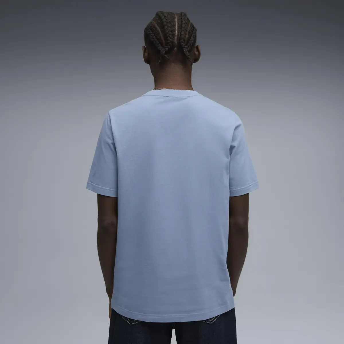 Puma WARDROBE ESS Tee Mavi Erkek T-Shirt