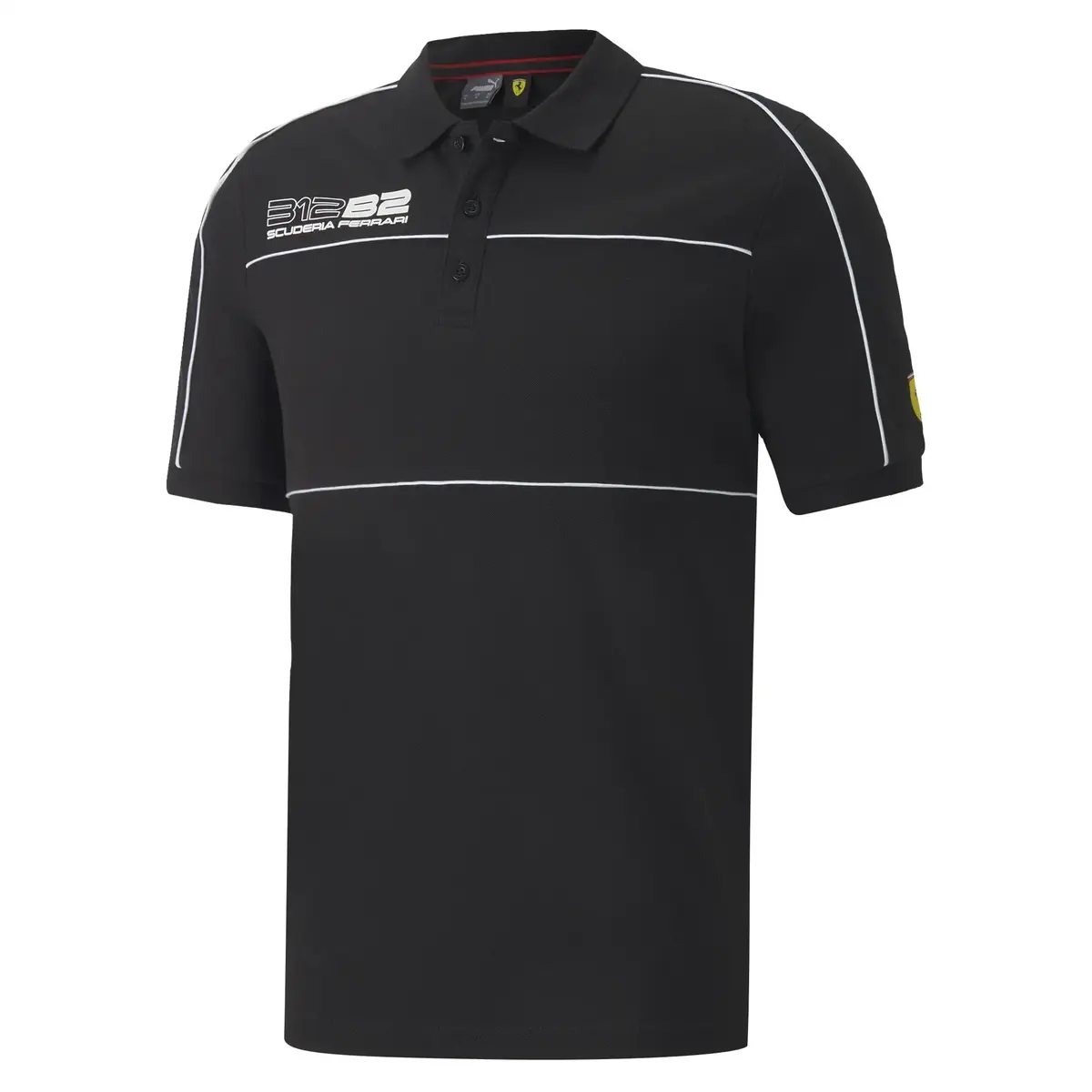 Puma Ferrari Race Polo Siyah Erkek Polo T-Shirt