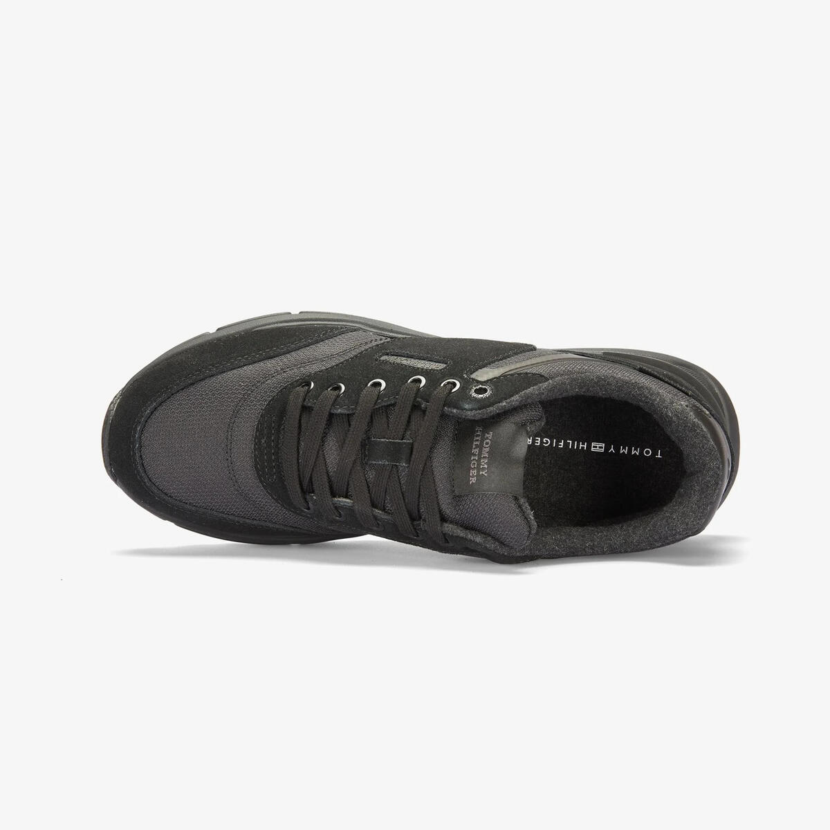 Tommy Hilfiger M RUNNER CORDURA MIX, BDS Siyah Erkek Spor Ayakkabı