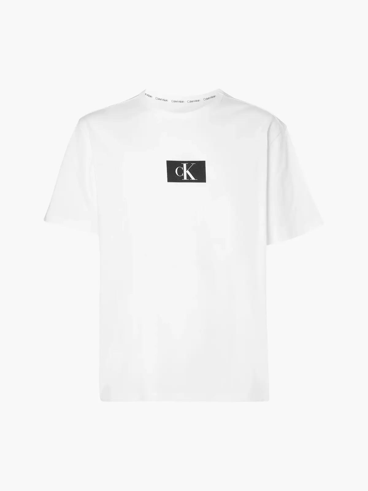 Calvin Klein S/S CREW NECK Erkek Beyaz T-Shirt