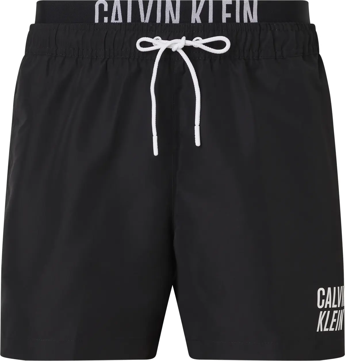 Calvin Klein MEDIUM DOUBLE WB-NOS Erkek Siyah Deniz Şortu