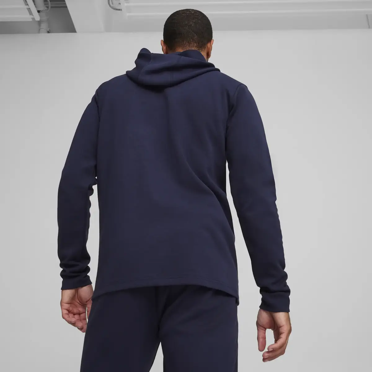 Puma teamFINAL Casuals Hooded Jkt Lacivert Erkek Fermuarlı Hoodie