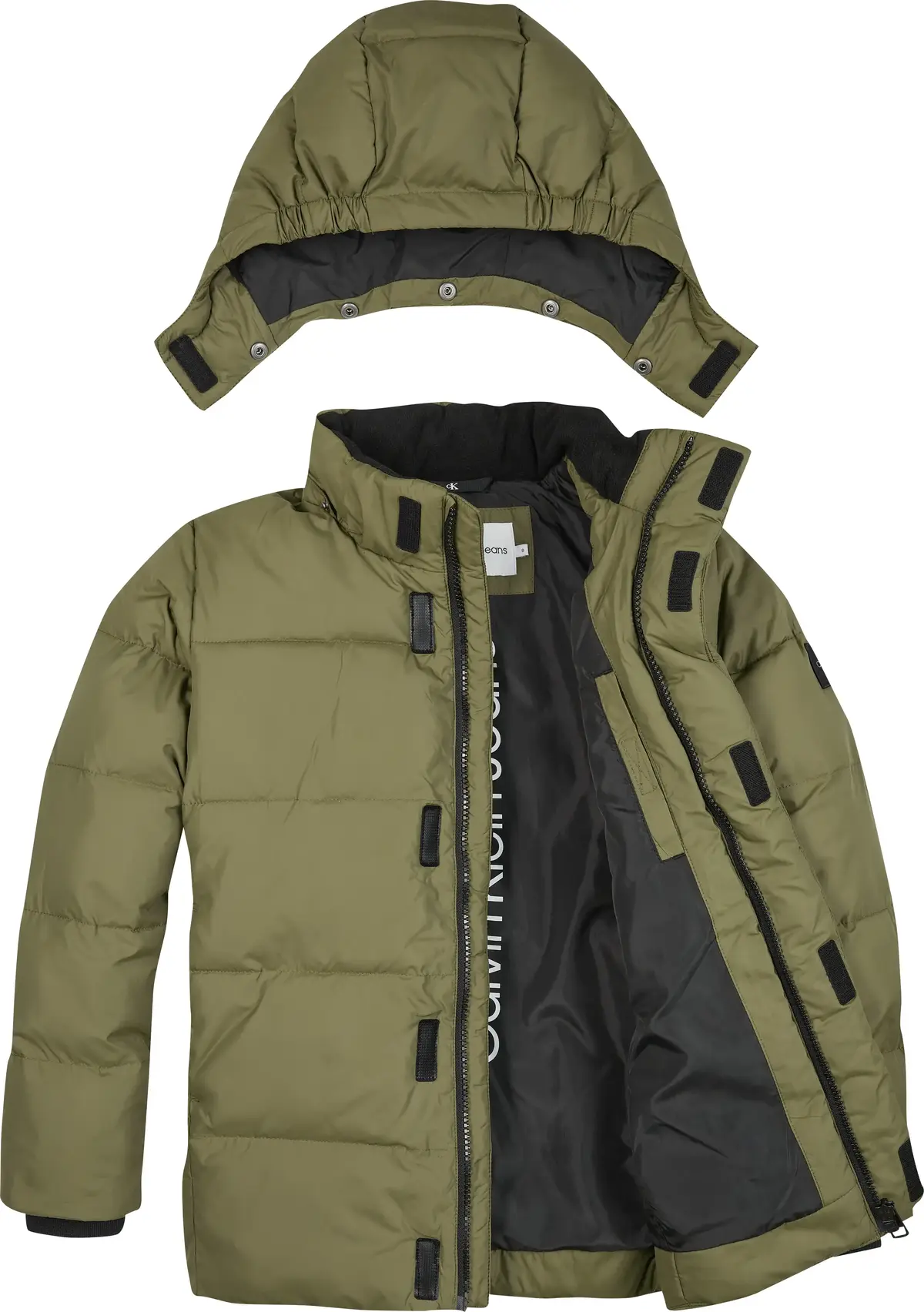 Calvin Klein ESSENTIAL PUFFER JAC Erkek Haki Şişme Mont