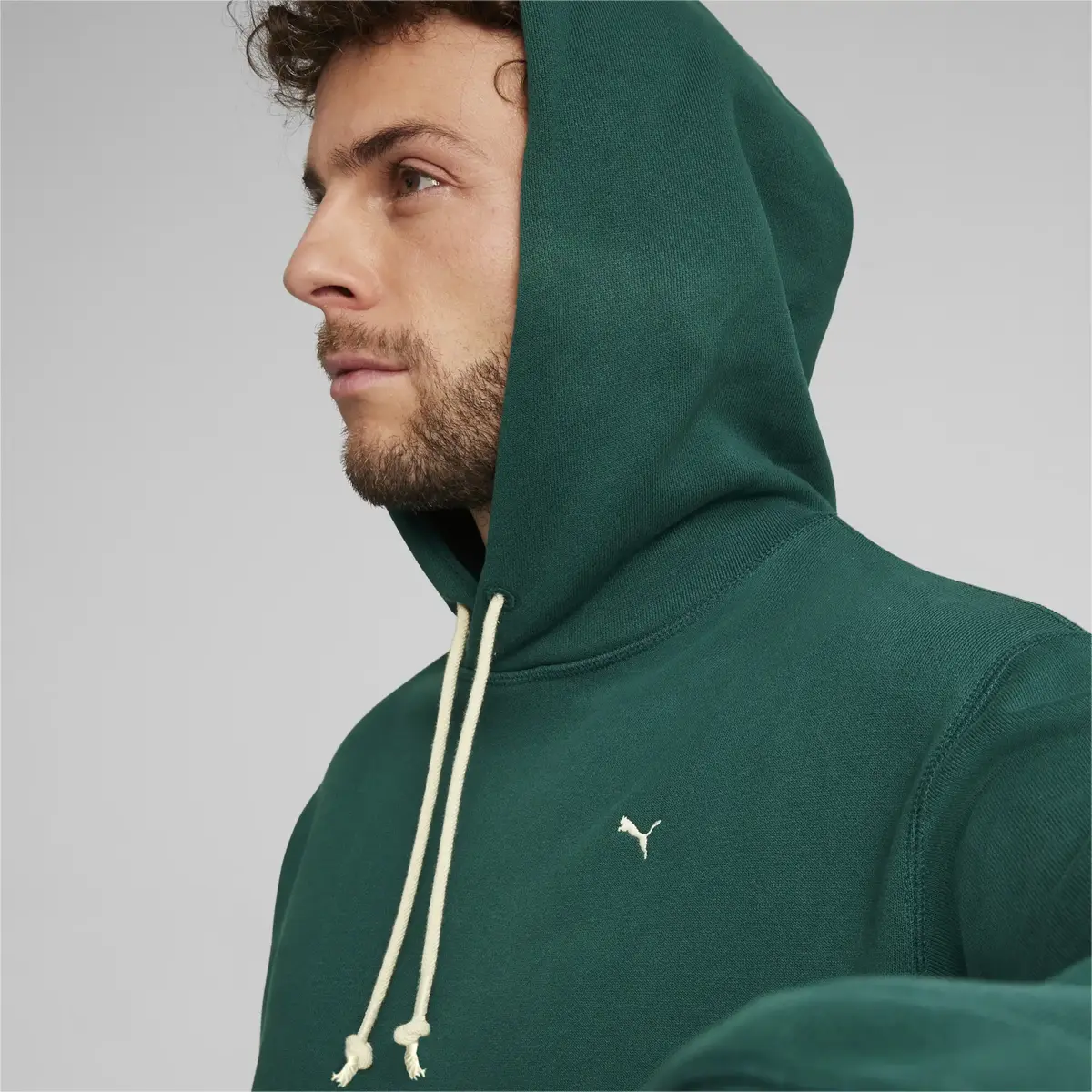 Puma MMQ Hoodie Yeşil Erkek Sweatshirt