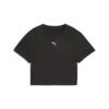 Puma TAD ESSENTIAL W Baby Tee Siyah Kadın Crop