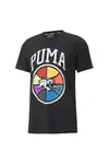 Puma Box Out Ss Tee 1 Siyah Erkek Basketbol Kolsuz T-Shirt