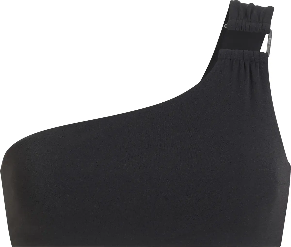 Calvin Klein ONE SHOULDER BRALETT, BEH Siyah Kadın Bikini Üstü