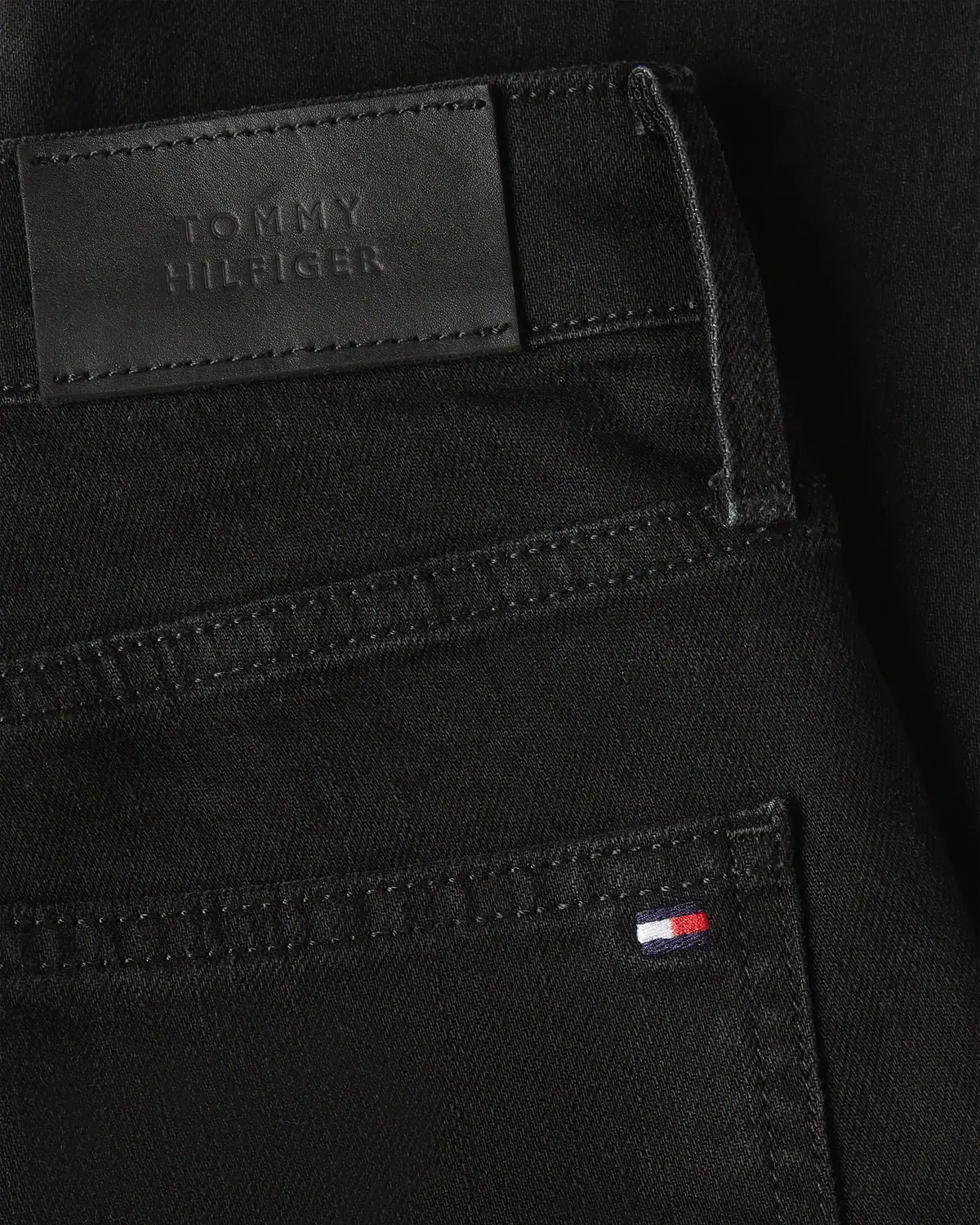 Tommy Hilfiger BOOTCUT RW BLACK, BDS Siyah Kadın Jean Pantolon
