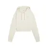 Puma BETTER CLASSICS Cropped Hoodie TR Bej Kadın Hoodie