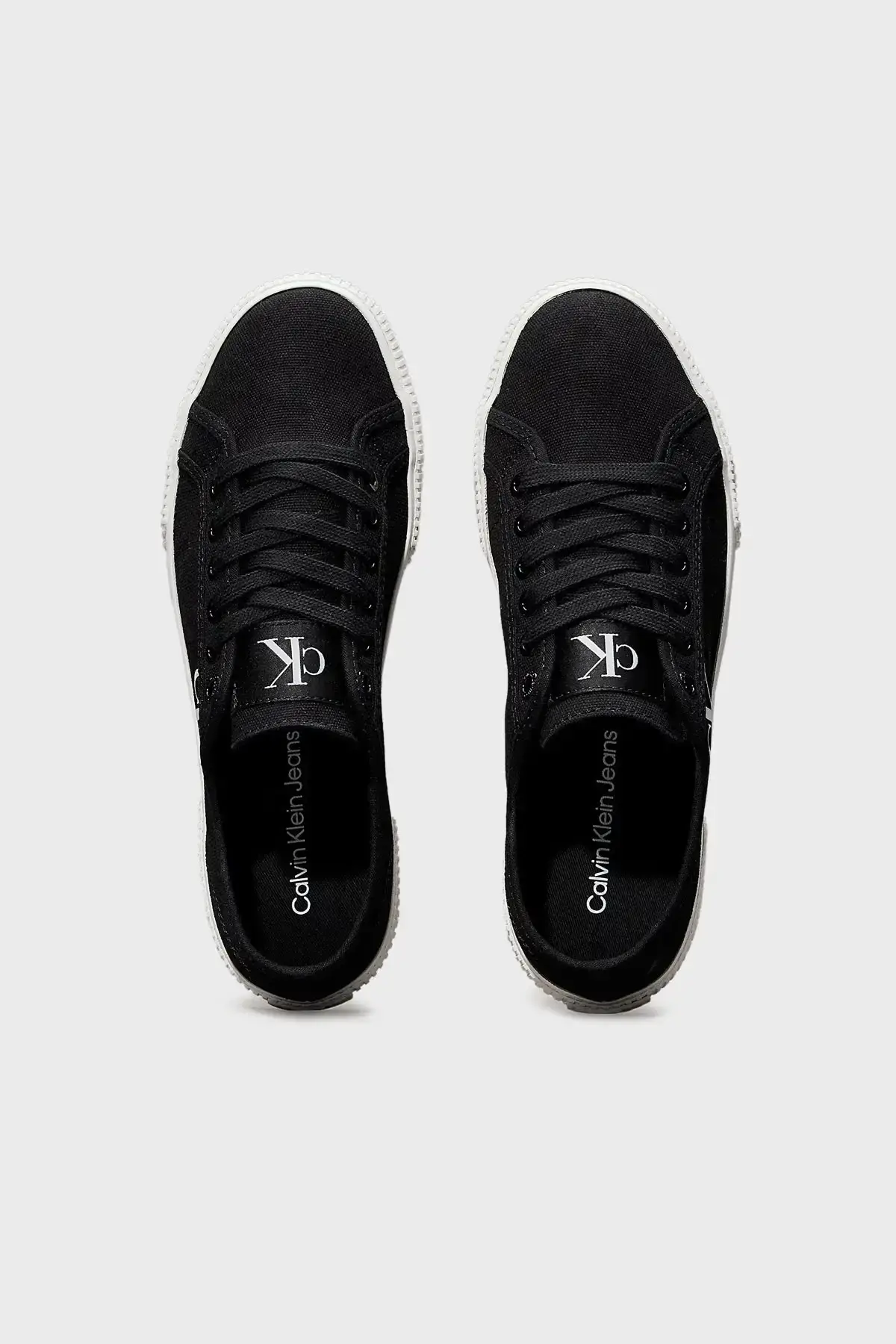 Calvin Klein ESS VULC LOW CV MG W Siyah Kadın Günlük Spor Ayakkabı