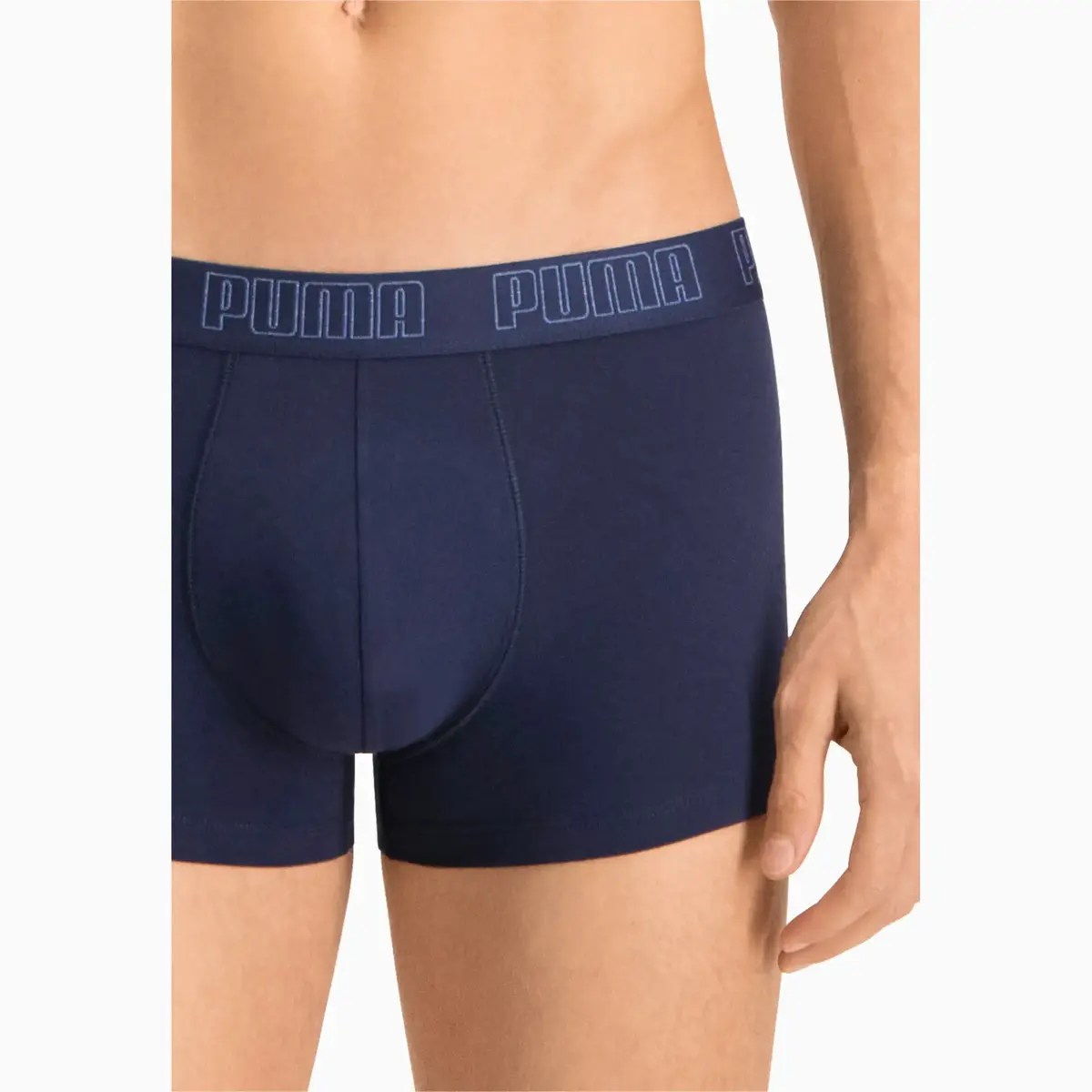 Puma PUMA BASIC TRUNK 2P navy Lacivert Erkek 2'li Boxer