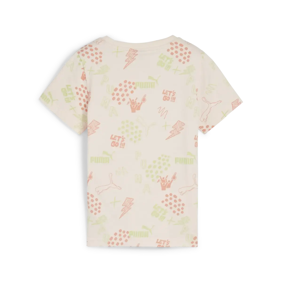 Puma ESS+ PUMA FC AOP Tee Bej Çocuk T-Shirt