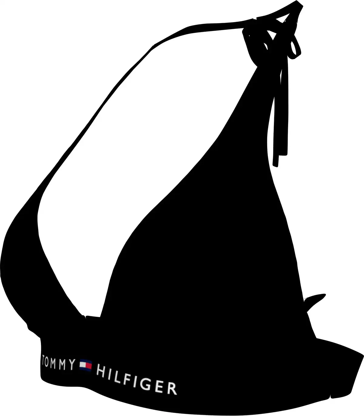 Tommy Hilfiger HALTER RP, BDS Siyah Kadın Bikini Üstü