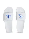 Calvin Klein SLIDE JELLY MONO PU Beyaz Erkek Terlik