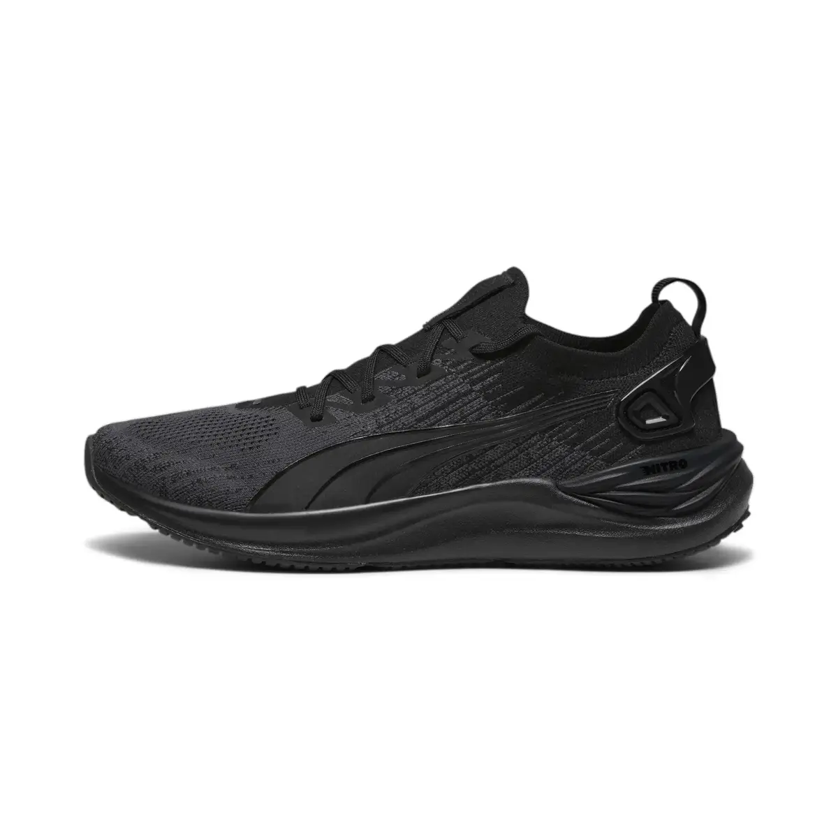 Puma Electrify Nitro 3 Knit Siyah Erkek Yürüyüş ve Koşu Ayakkabısı