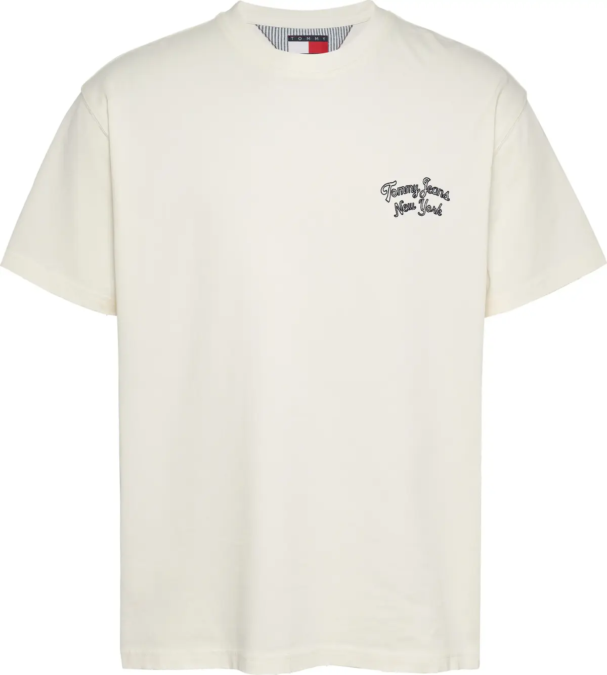 Tommy Hilfiger TJC WASHED VARSITY T, YBH Krem Erkek T-Shirt & Polo