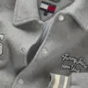 Tommy Hilfiger TJC VARSITY JACKET, P6N Gri Erkek Ceket