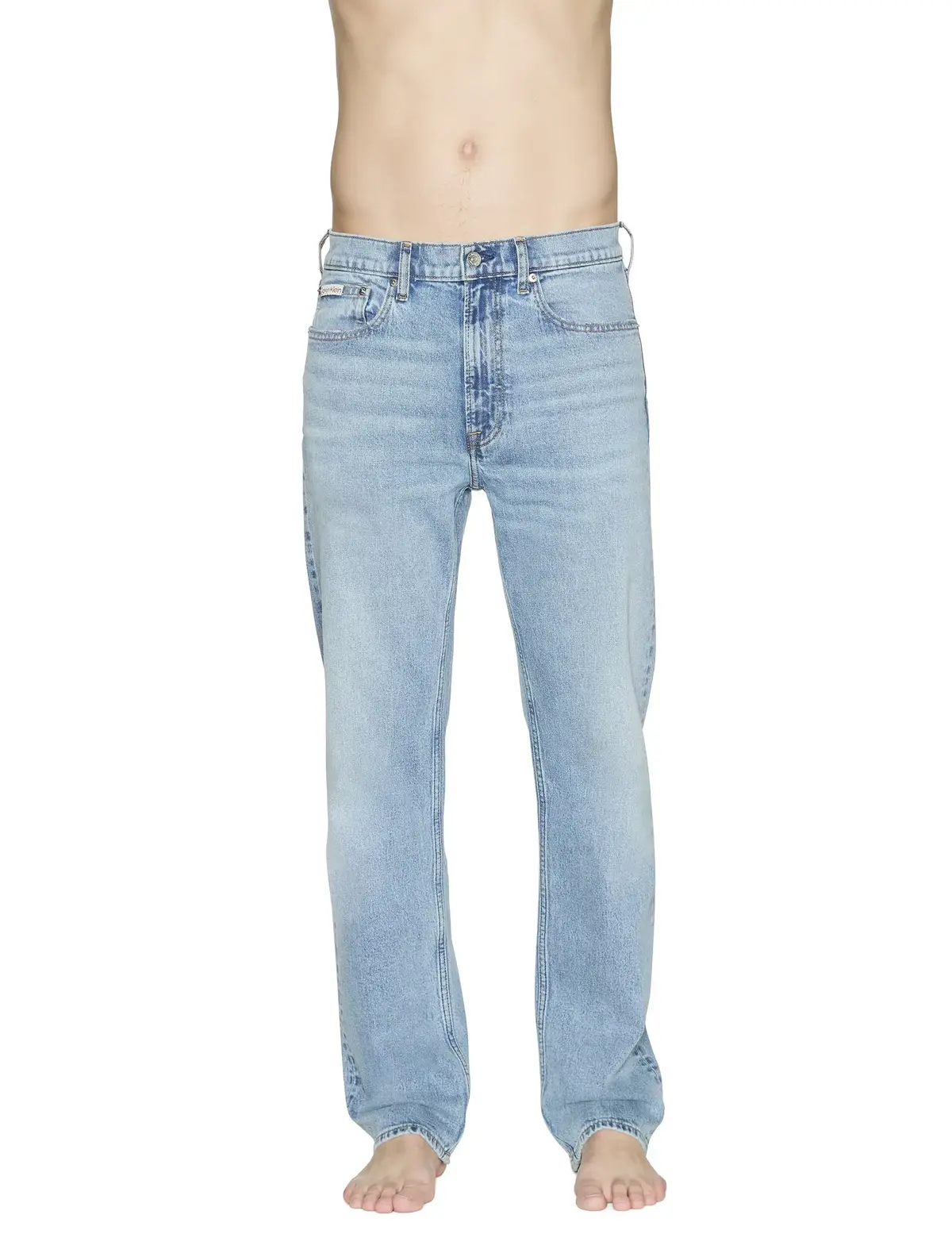 Calvin Klein STNDRD STRGHT SHILOH JEAN Erkek Mavi Kot Pantolon