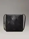 Calvin Klein CK WOVEN SQUARE CROS, BEH Siyah Kadın Çanta