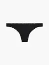 Calvin Klein THONG Kadın Siyah Tanga