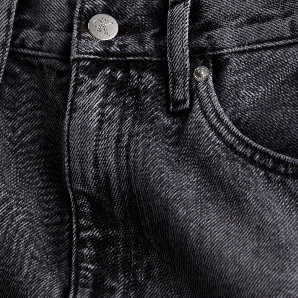 Calvin Klein AUTHENTIC SLIM STRAI Kadın Antrasit Kot Pantolon