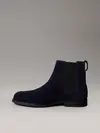 Calvin Klein ESS RUBBER CHELSEA Siyah Erkek Süet Bot