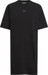 Calvin Klein PLACED INST TEE DRES, BEH Siyah Kadın Elbise-Etek