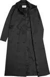 Calvin Klein DUCHESS SATIN MAXI T Kadın Siyah Trençkot
