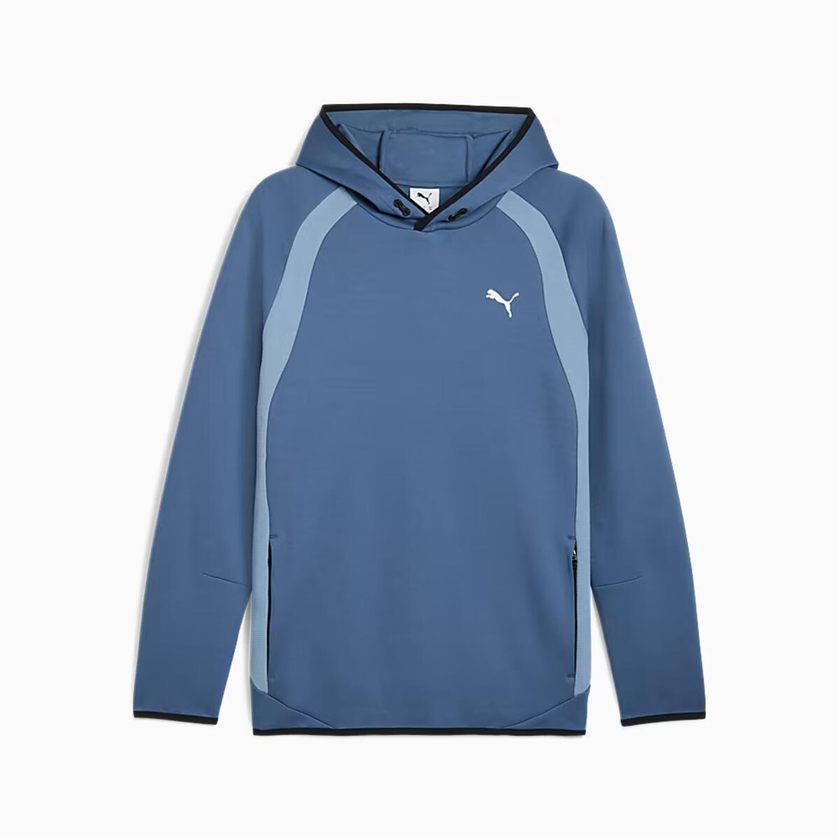 Puma EVOSTRIPE Hoodie DK Mavi Erkek Kapüşonlu Sweatshirt