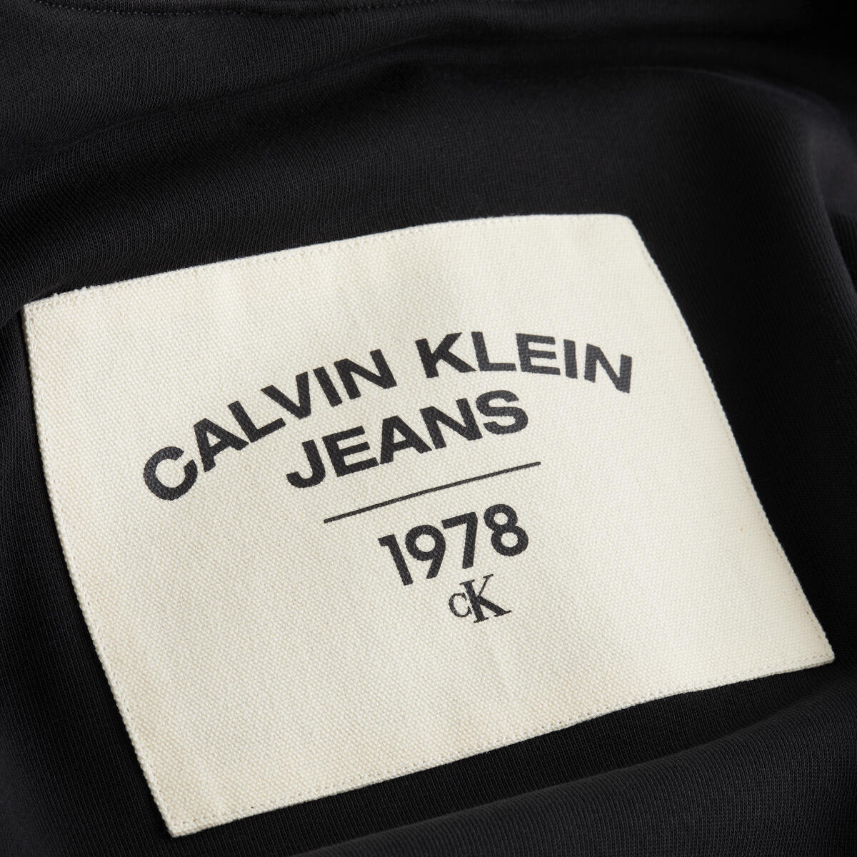 Calvin Klein CANVAS RELAXED HOODI Kadın Siyah Hoodie