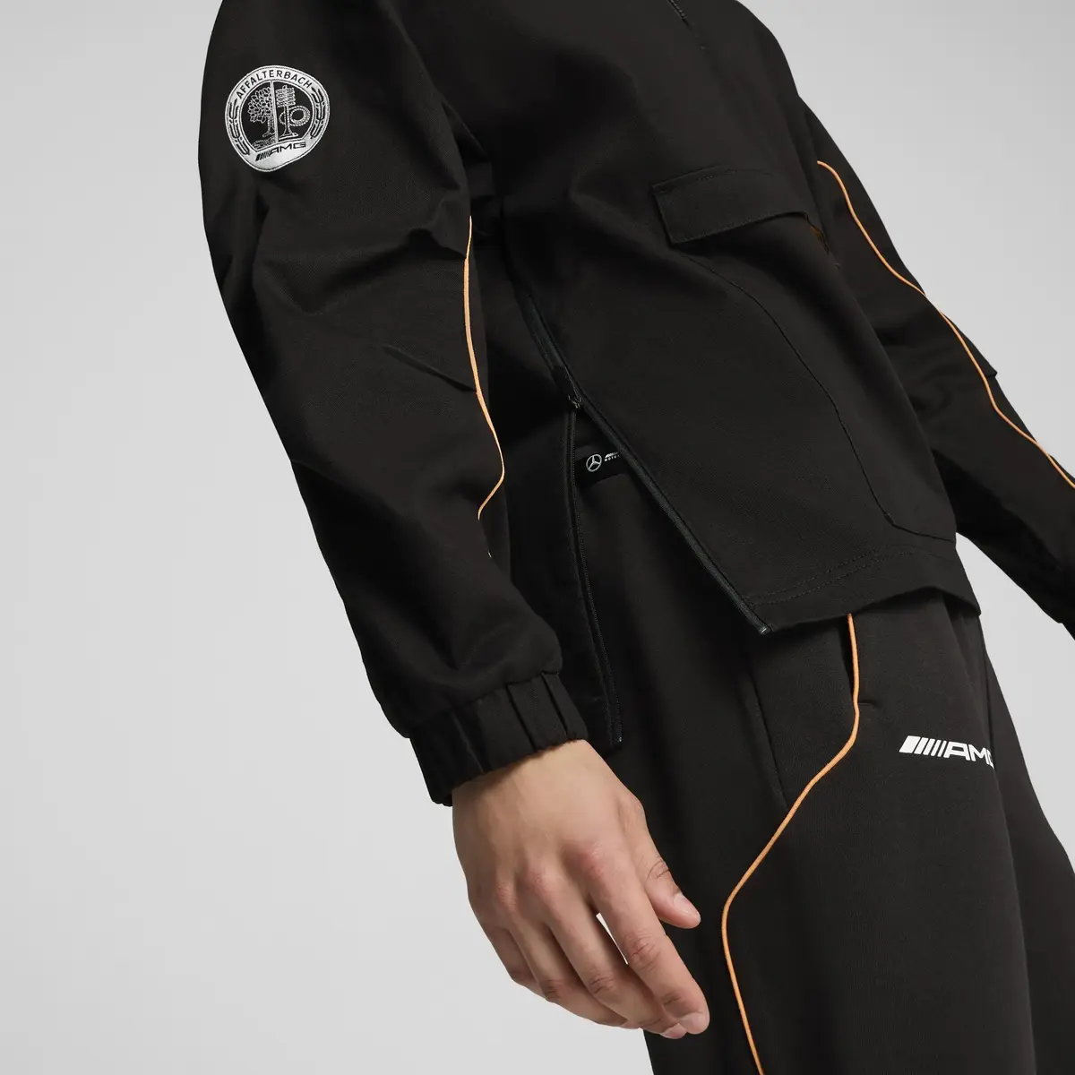 Puma AMG Statement Woven Jacket Siyah Erkek Fermuarlı Ceket