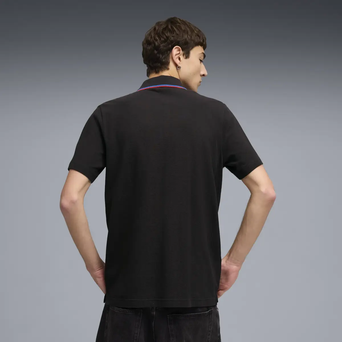 PUMA BMW MMS Sportswear Polo Siyah Erkek Polo
