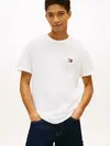 Tommy Hilfiger TJM REG BADGE TEE EX, YBL Beyaz Erkek T-Shirt & Polo