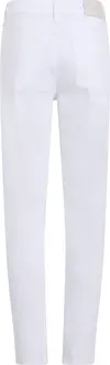 Calvin Klein MR SLIM ANKLE WHITE, 1AJ Beyaz Kadın Jean Pantolon