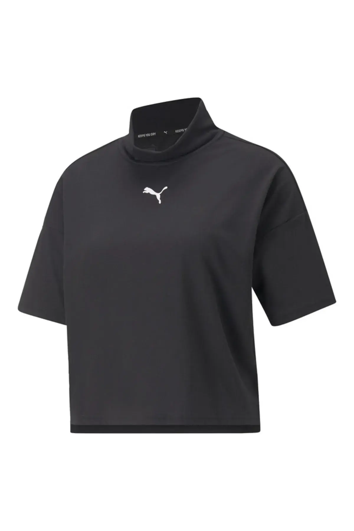 Puma Open Road High Neck Tee Siyah Kadın T-Shirt