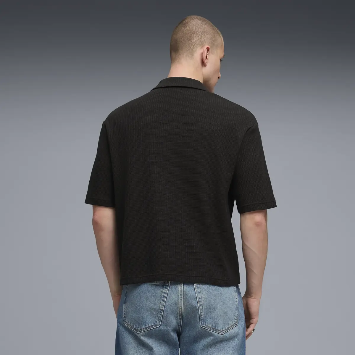 Puma WARDROBE ESS Shirt Siyah Erkek T-Shirt