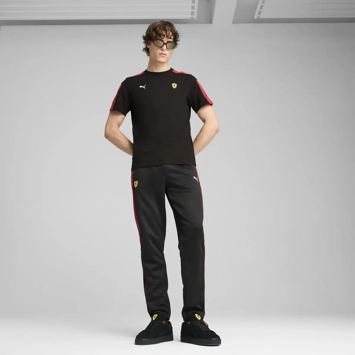 PUMA Ferrari Race MT7 Pants Siyah Erkek Eşofman Altı