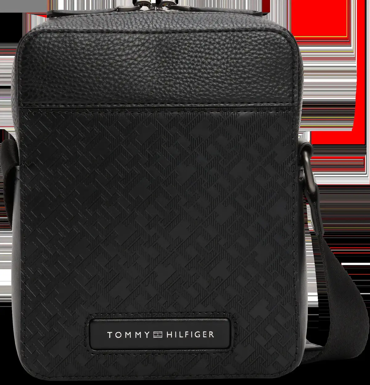 Tommy Hilfiger TH MONOGRAM MINI PRE, BDS Siyah Erkek Çanta & Cüzdan