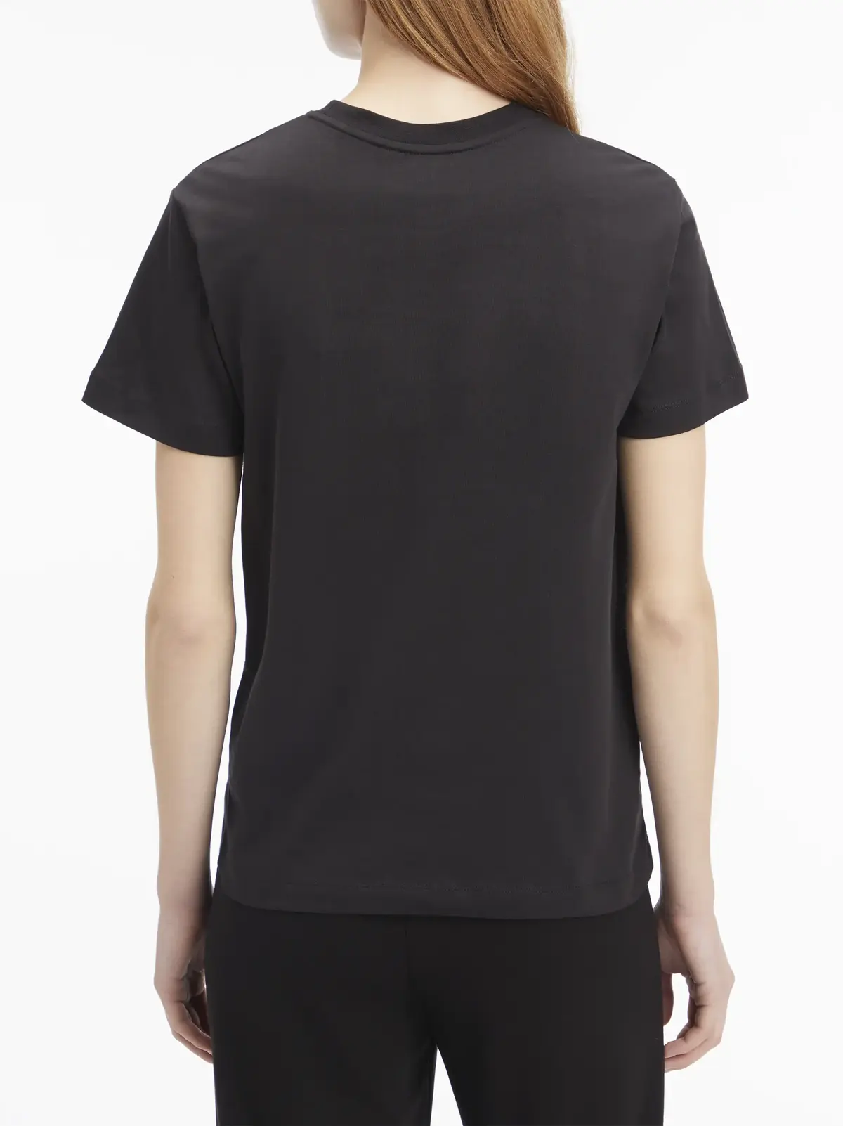 Calvin Klein NANO LOGO REGULAR T-, BEH Siyah Kadın T-Shirt & Polo