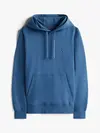 Tommy Hilfiger ESSENTIAL TERRY HOOD Erkek Turkuaz  Sweatshirt