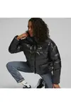 Puma Style Down Shiny Puffer Siyah Kadın Şişme Mont