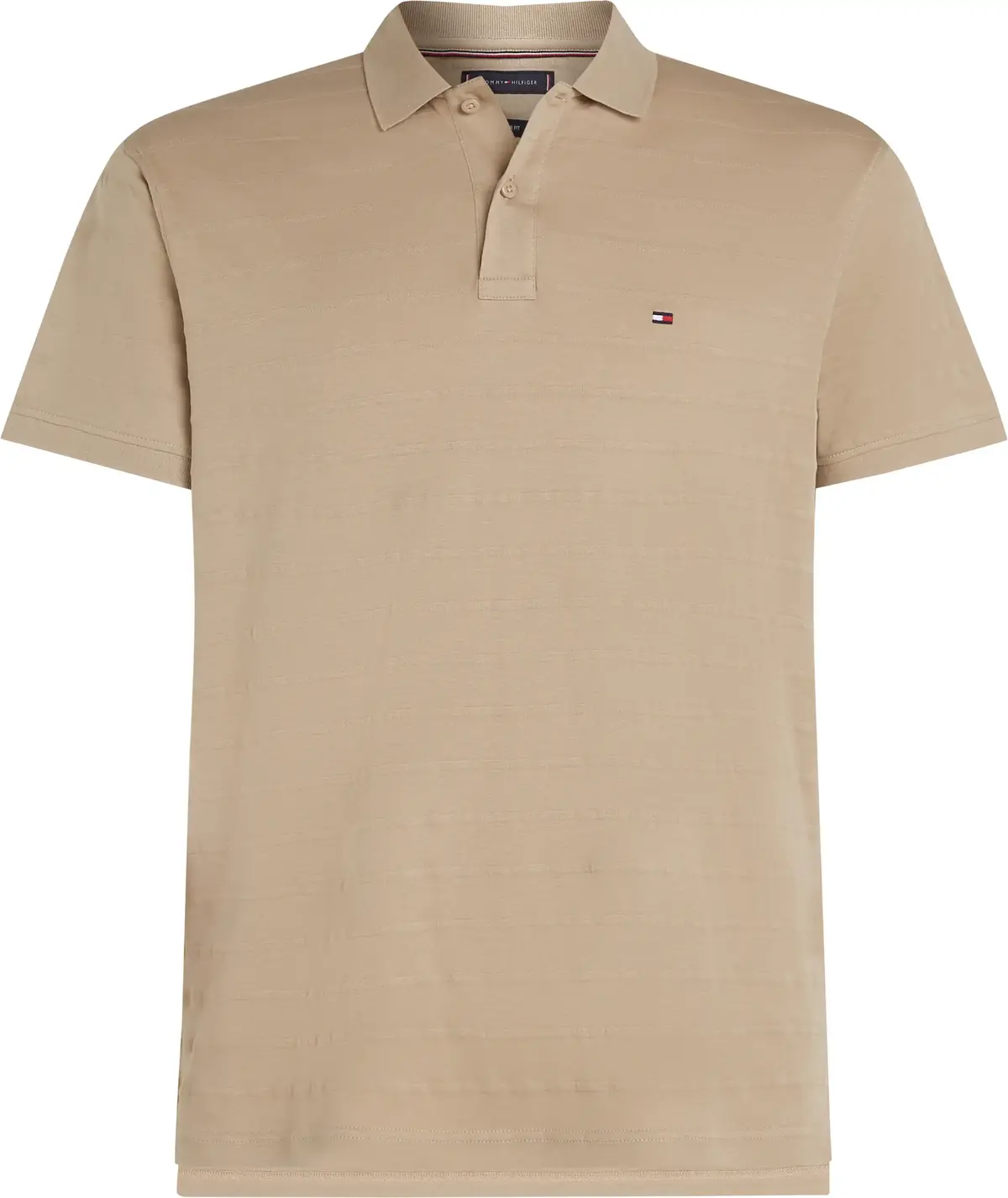 Tommy Hilfiger JACQUARD STRIPE REG, RBT Bej Erkek T-Shirt & Polo