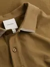 Calvin Klein BUBBLE STITCH POLO, GYM Kahverengi Erkek T-Shirt & Polo